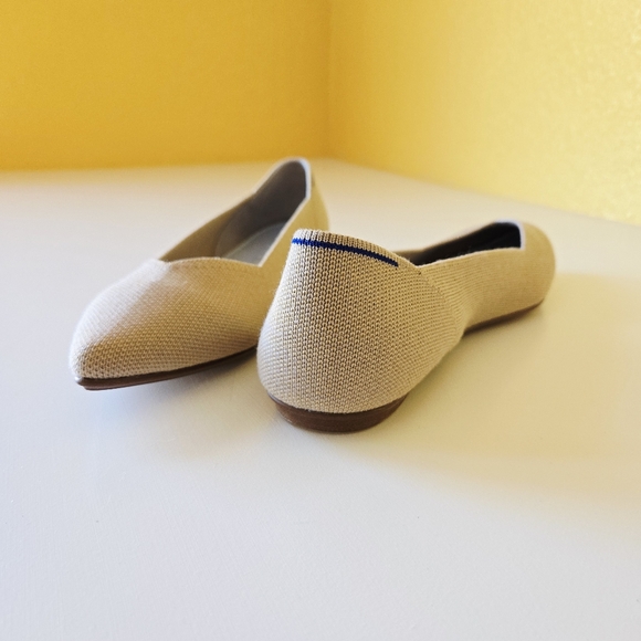 Rothy’s Merino Camel Points Pointed Toe Knit Flats Limited Edition Size 8.5 NWOB - Picture 12 of 16